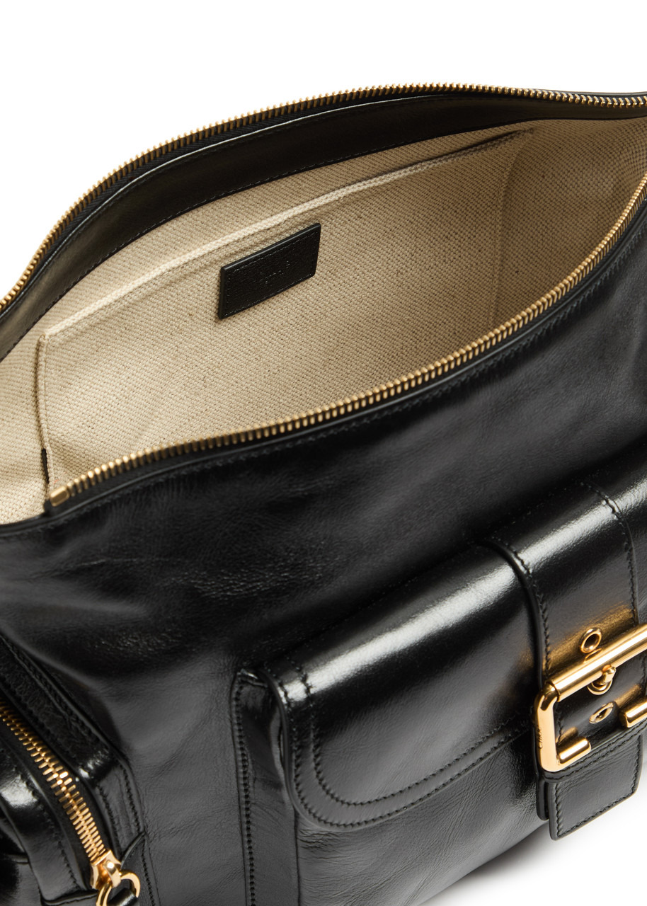 Chloe Large Glossed Leather Camera bag - 4