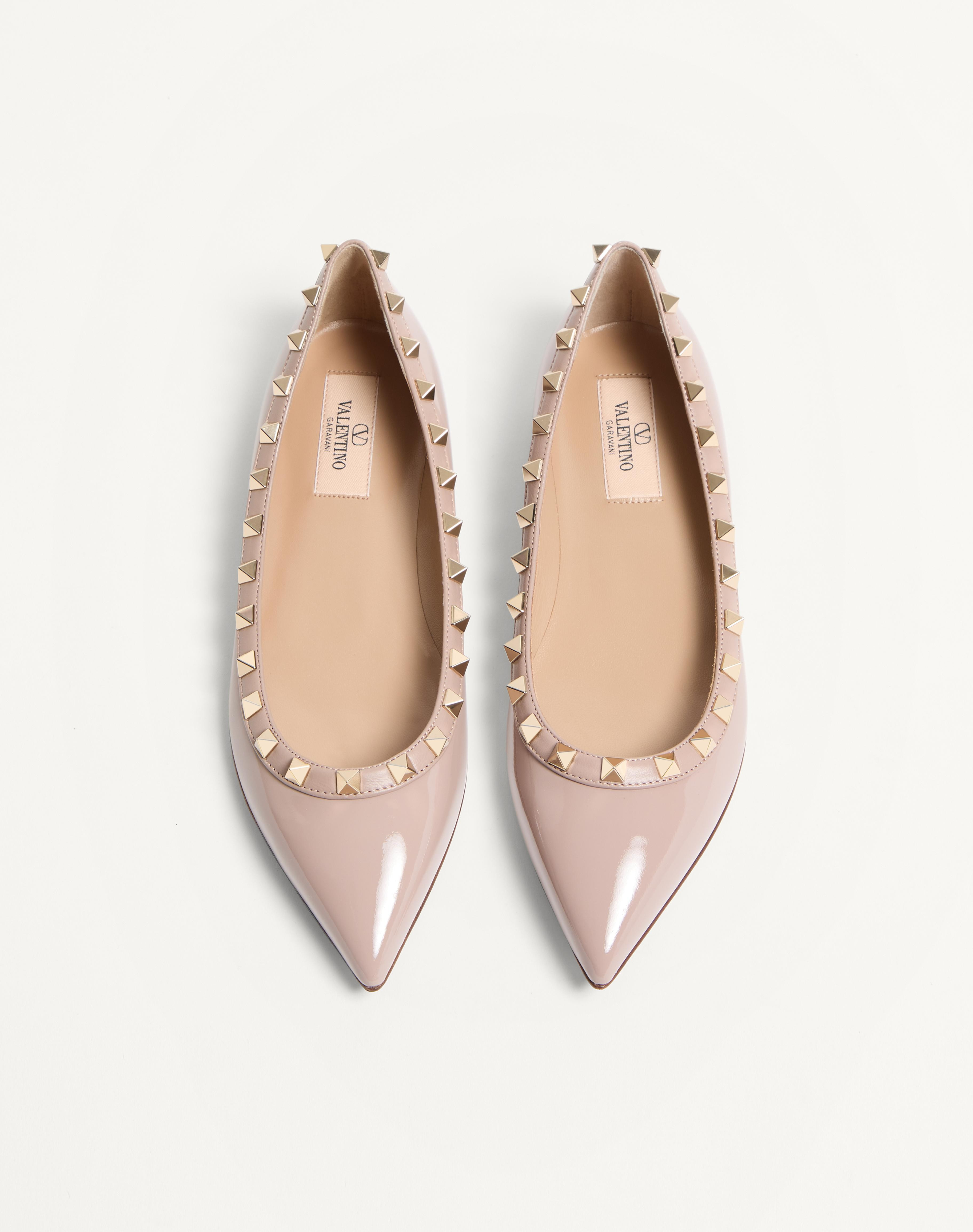 PATENT ROCKSTUD BALLET FLAT - 4