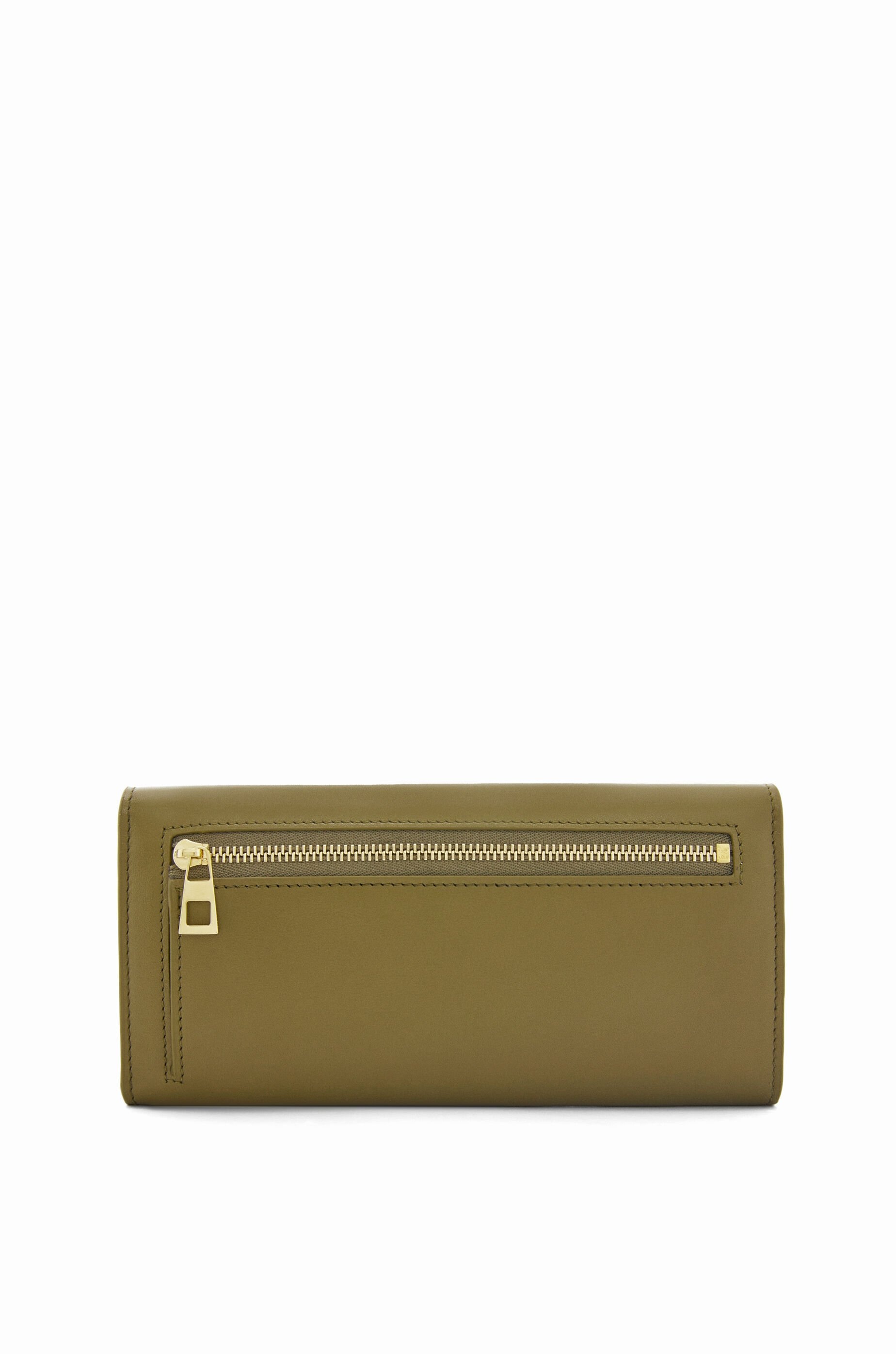 Pebble continental wallet in shiny nappa calfskin - 4