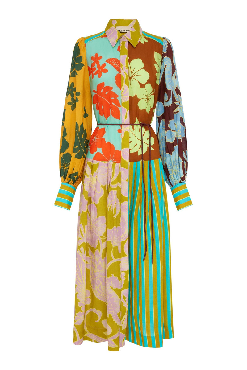 Poppy Spliced Shirtdress 1