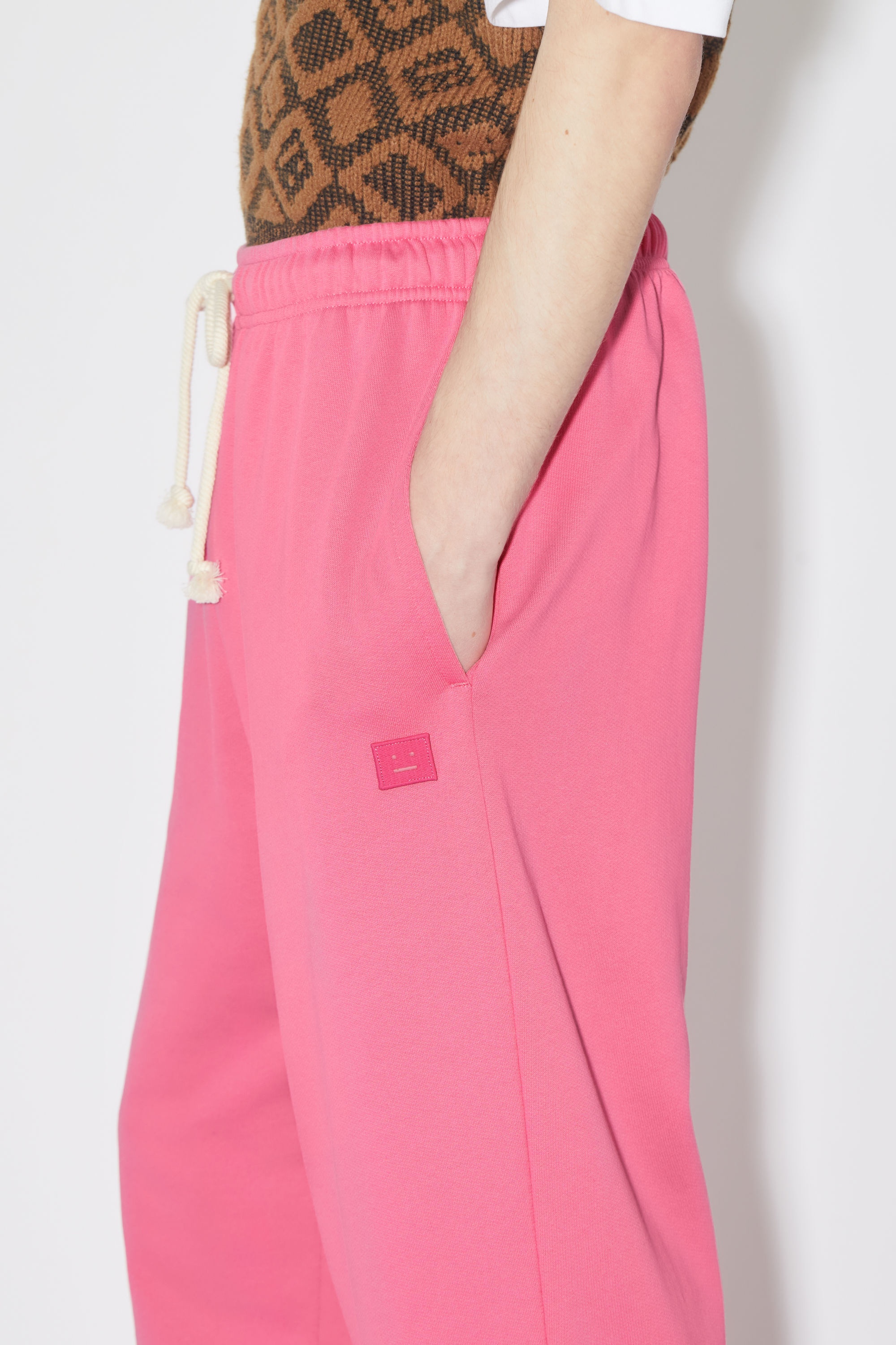 Cotton sweatpants - Bright pink - 5