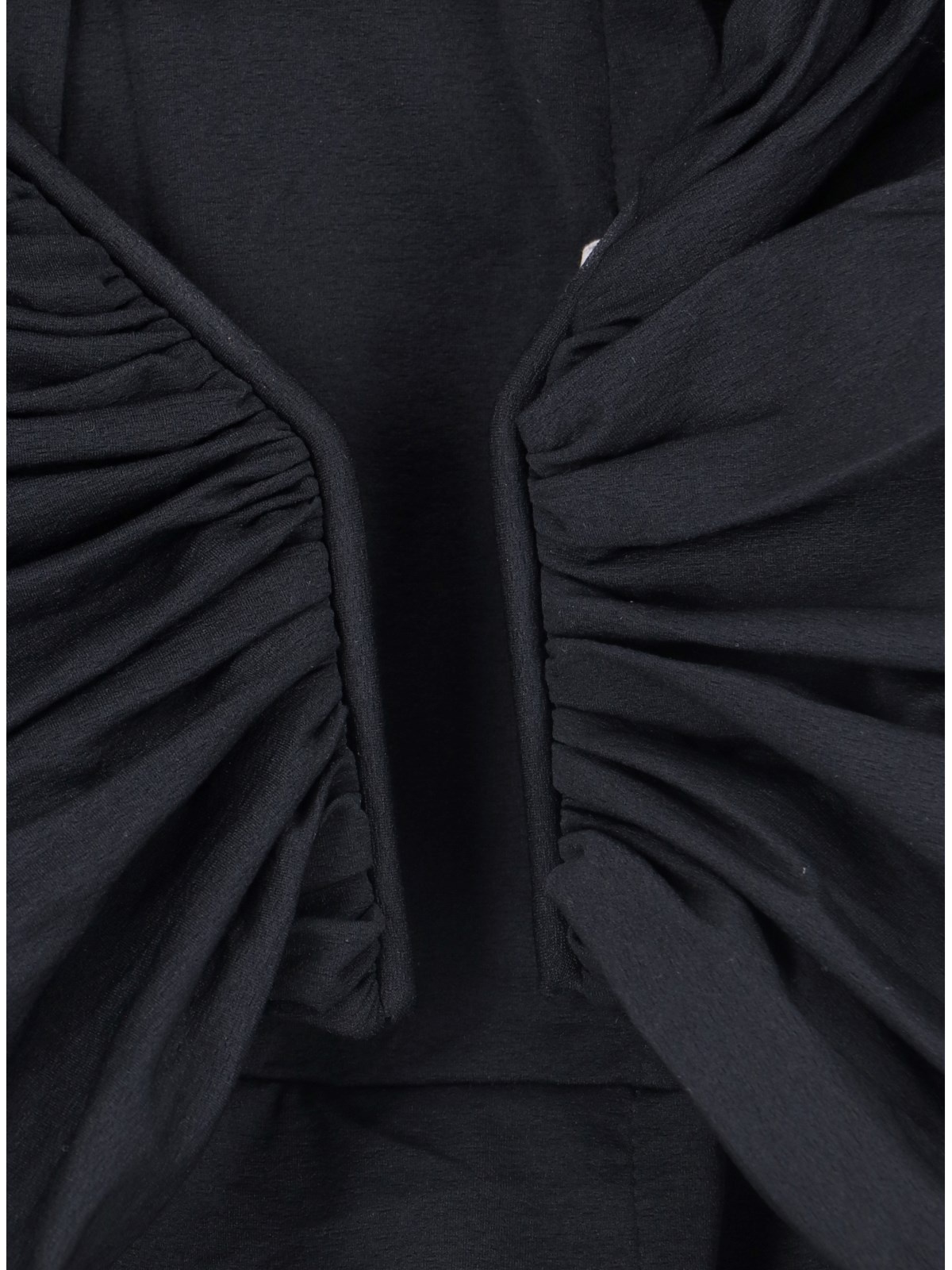 DRAPED 'JERSEY PRONG' MINI DRESS - 5