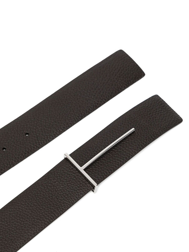 TOM FORD REVERSIBLE T SLIM BELT IN GRAINED LEATHER outlook