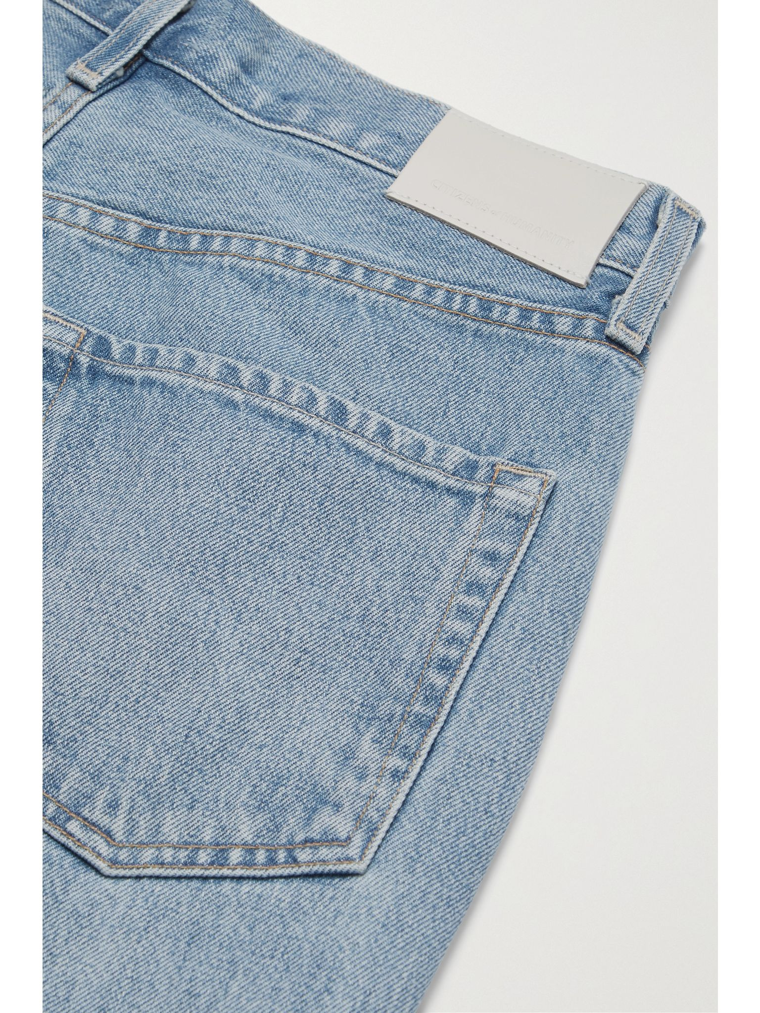 Ayla Baggy high-rise wide-leg organic jeans Light blue - 6