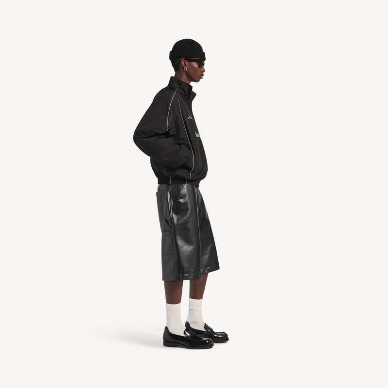 Men's Soccer Tracksuit Jacket in Black 3