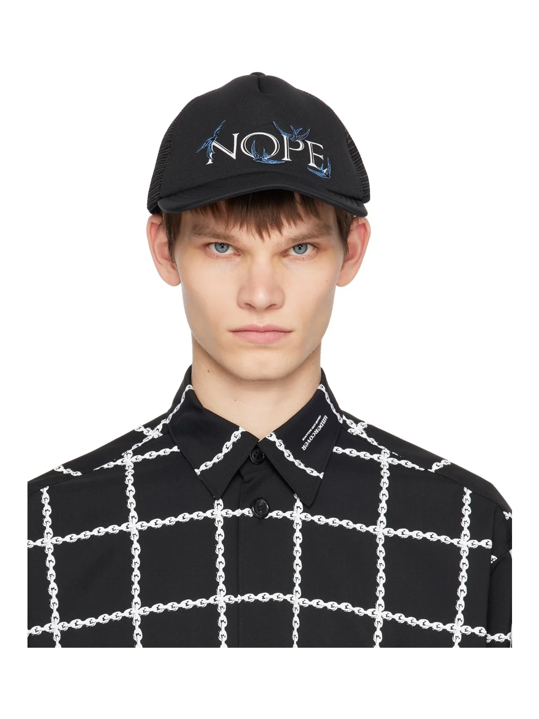 Black 'Nope' Cap - 1