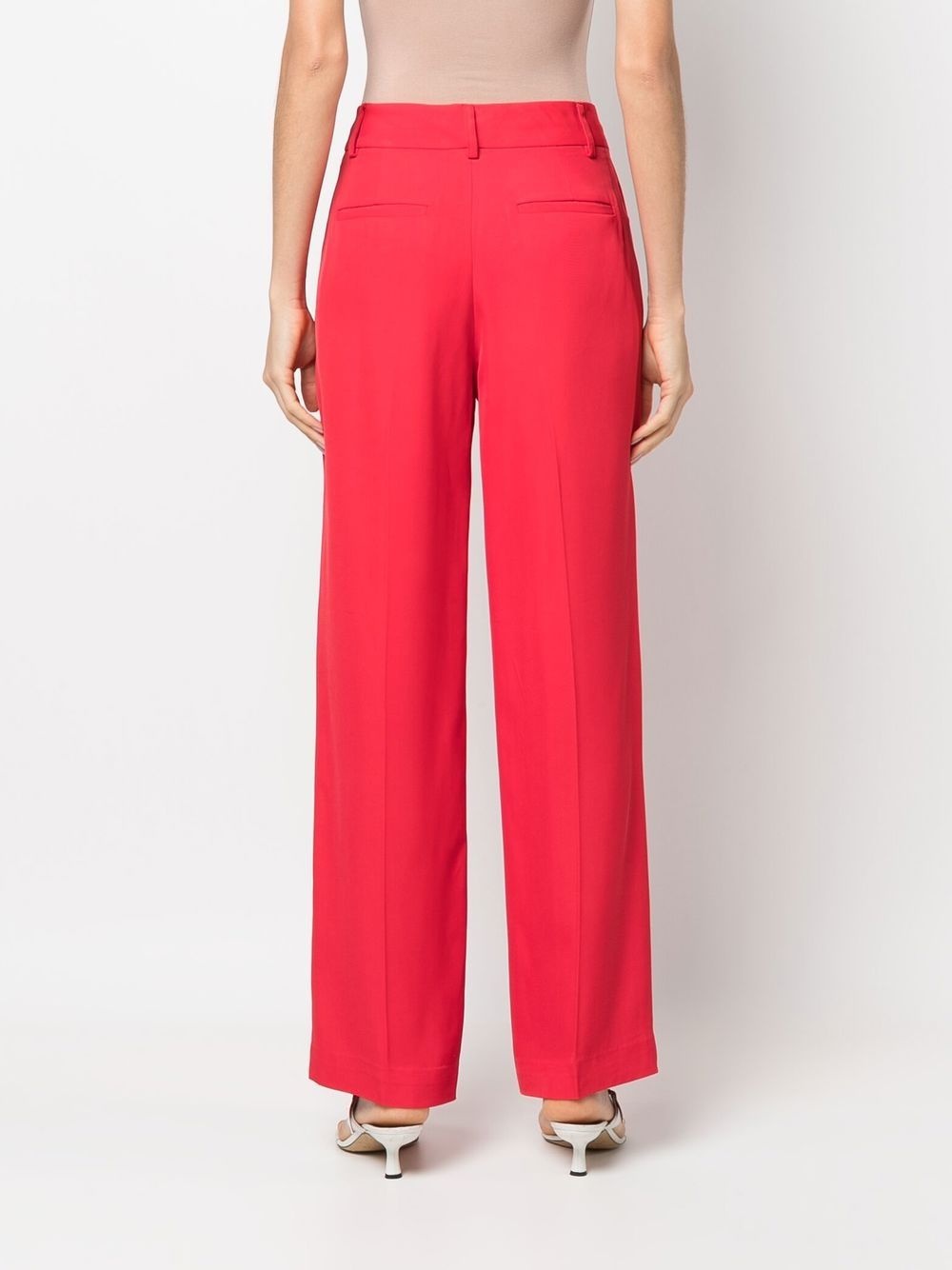 straight-leg cut trousers - 4