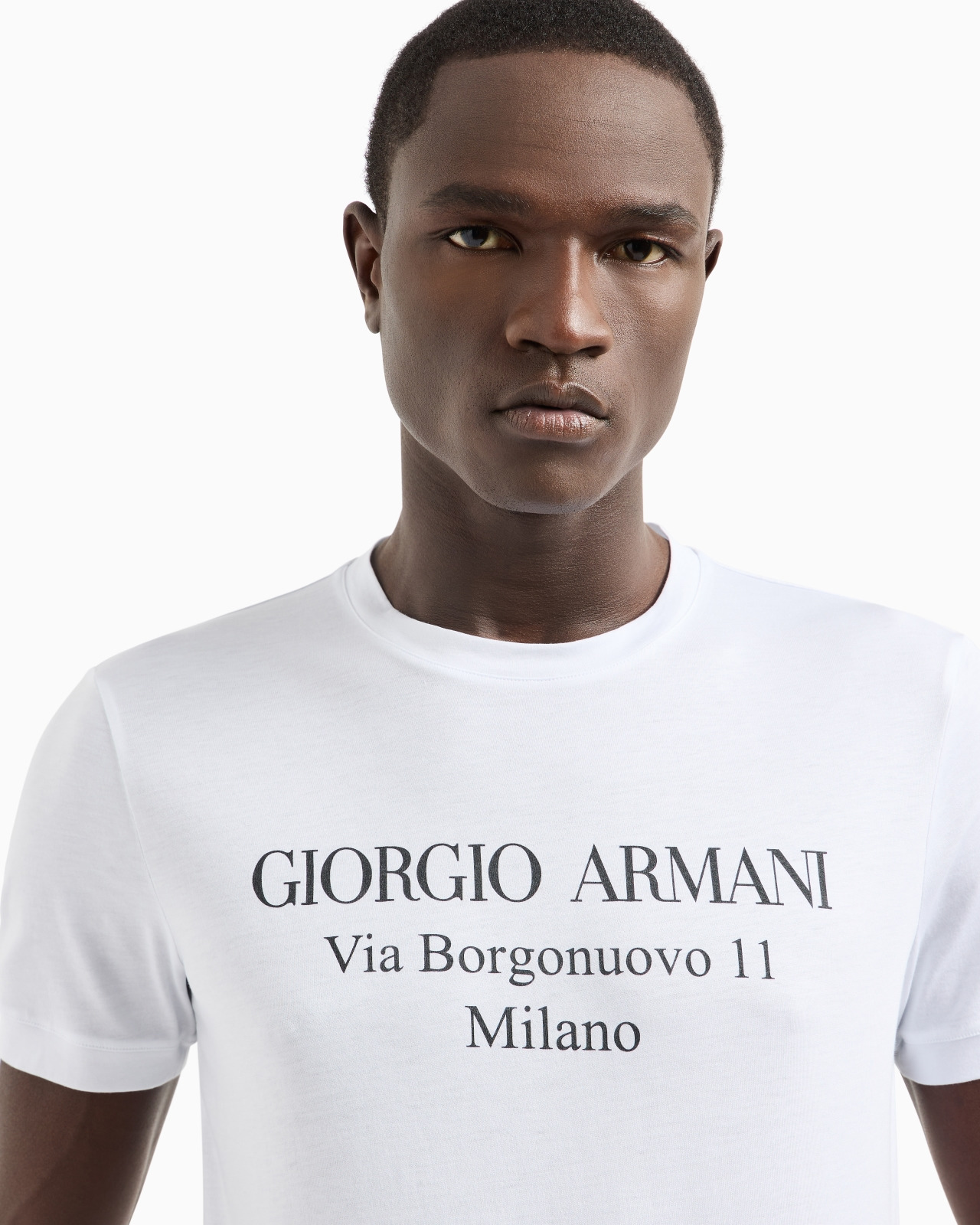Borgonuovo 11 crew-neck T-shirt in Pima cotton jersey - 5