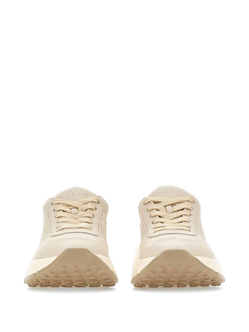 H669 perforated platform sneakers 5