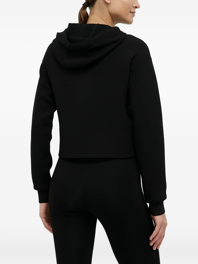 logo-print hooded top 3