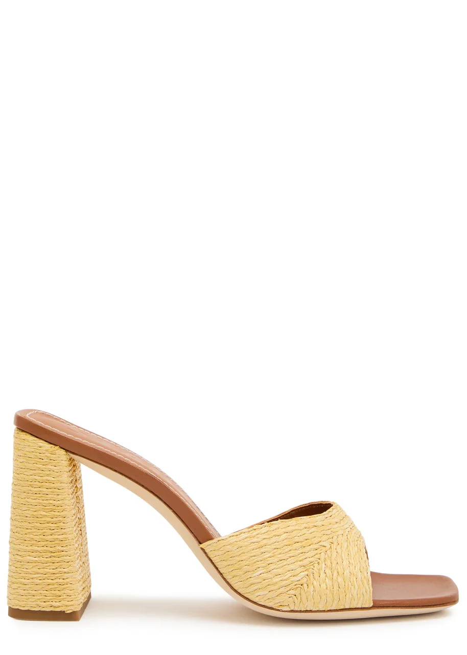 Staud Sloane 95 Raffia Sandals - 1