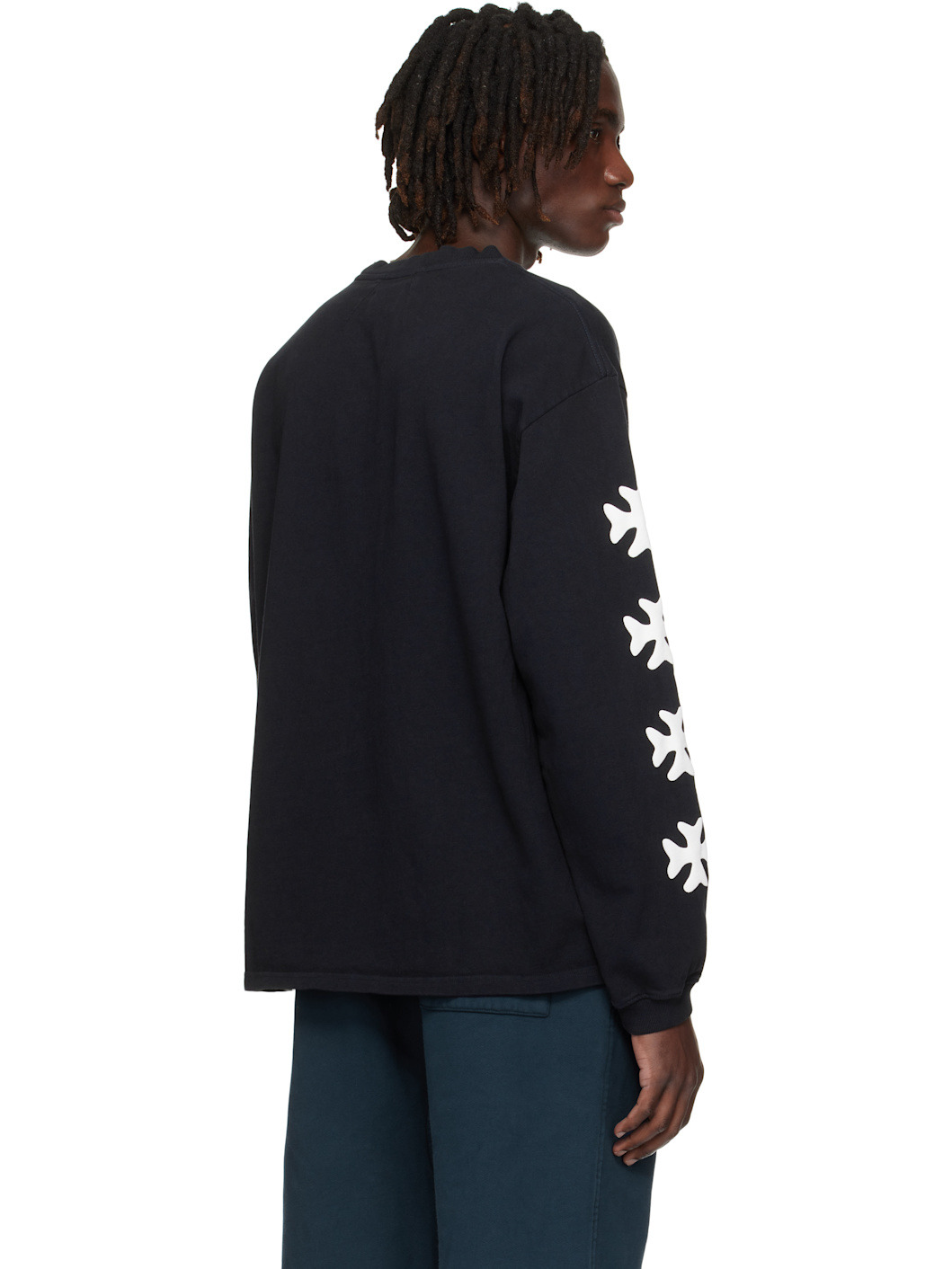 Black 'Notting Hill' Eagle LS T-shirt - 3