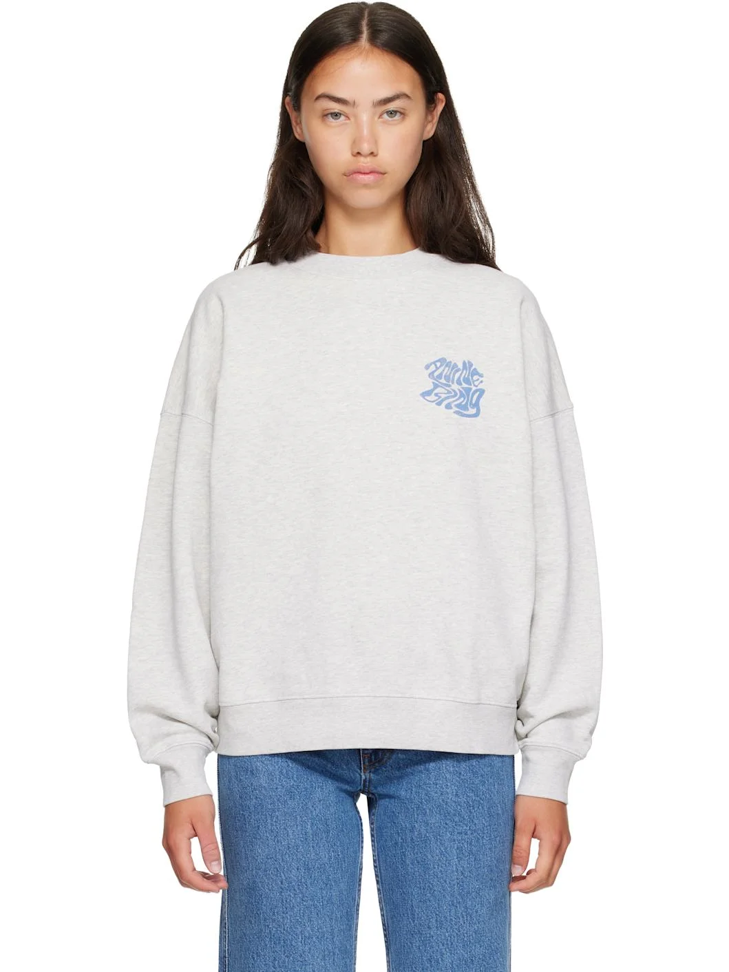 Gray Miles Waves Sweatshirt - 1