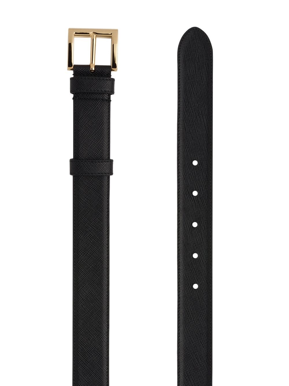 adjustable buckled belt - 2