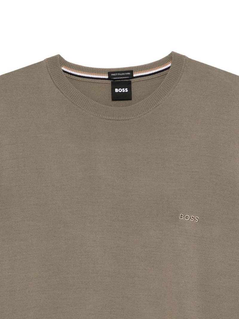 logo-embroidered crew-neck sweater 3