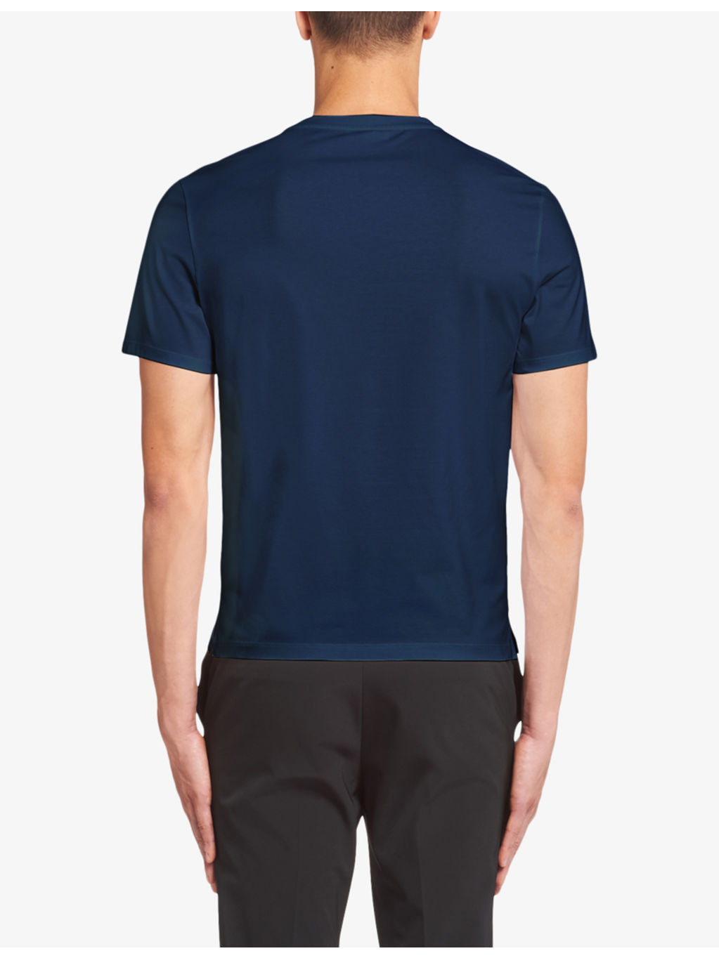 Logo-embroidered slim-fit stretch-cotton T-shirt - 4