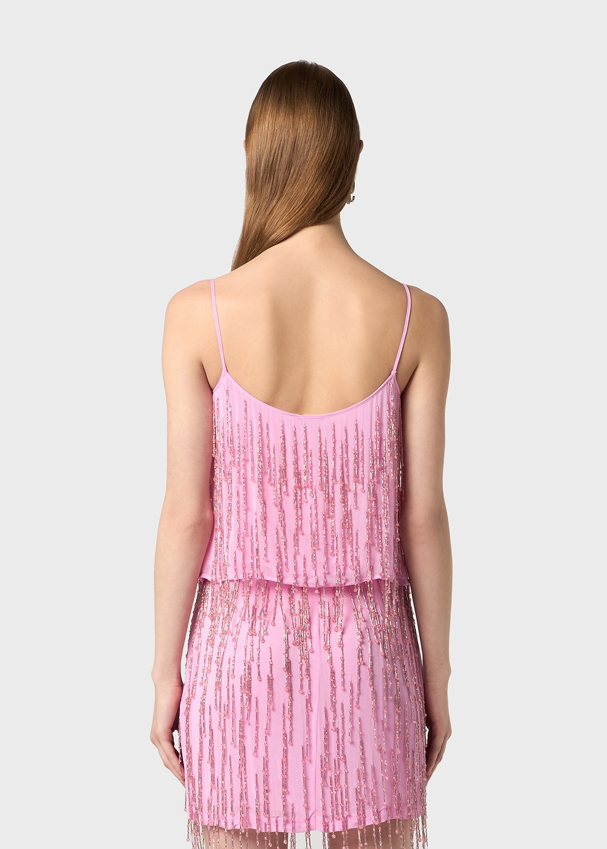 GEORGETTE TOP WITH BEADED EMBROIDERY - 4