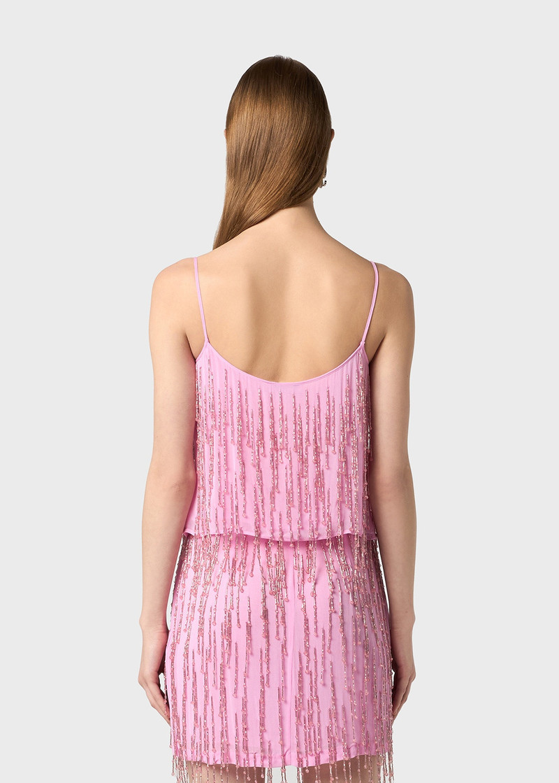 GEORGETTE TOP WITH BEADED EMBROIDERY 4