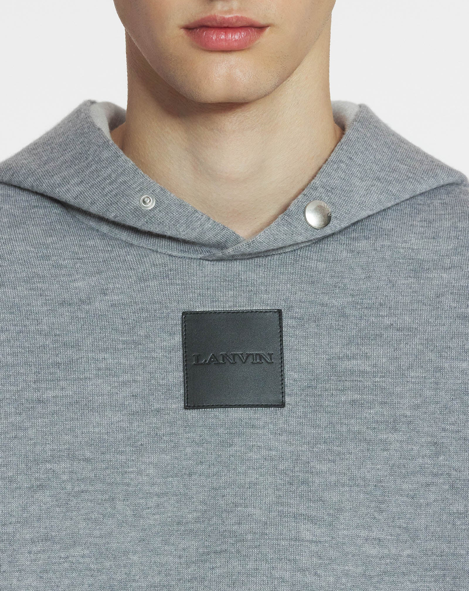 BAGGY WOOL HOODIE - 5
