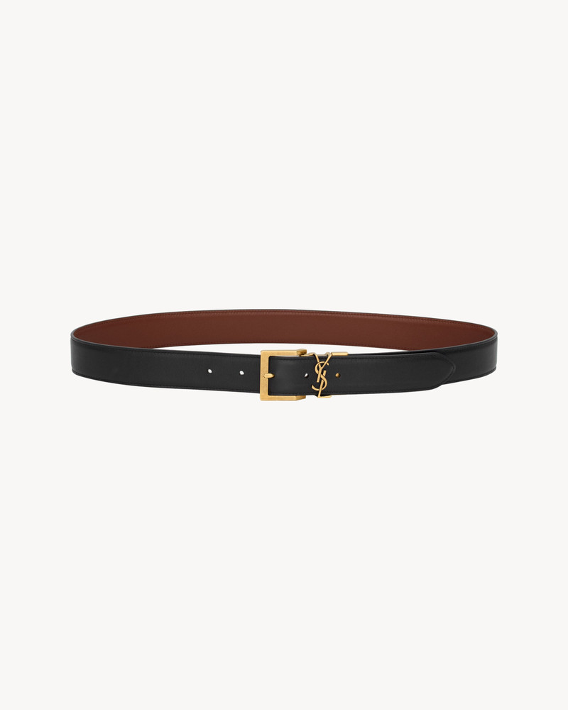 CASSANDRE VADIM REVERSIBLE BELT IN SMOOTH LEATHER 3