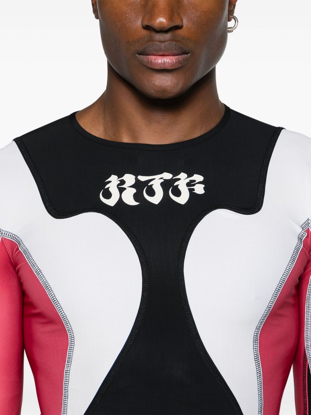 Rider colour-block jersey T-shirt - 6