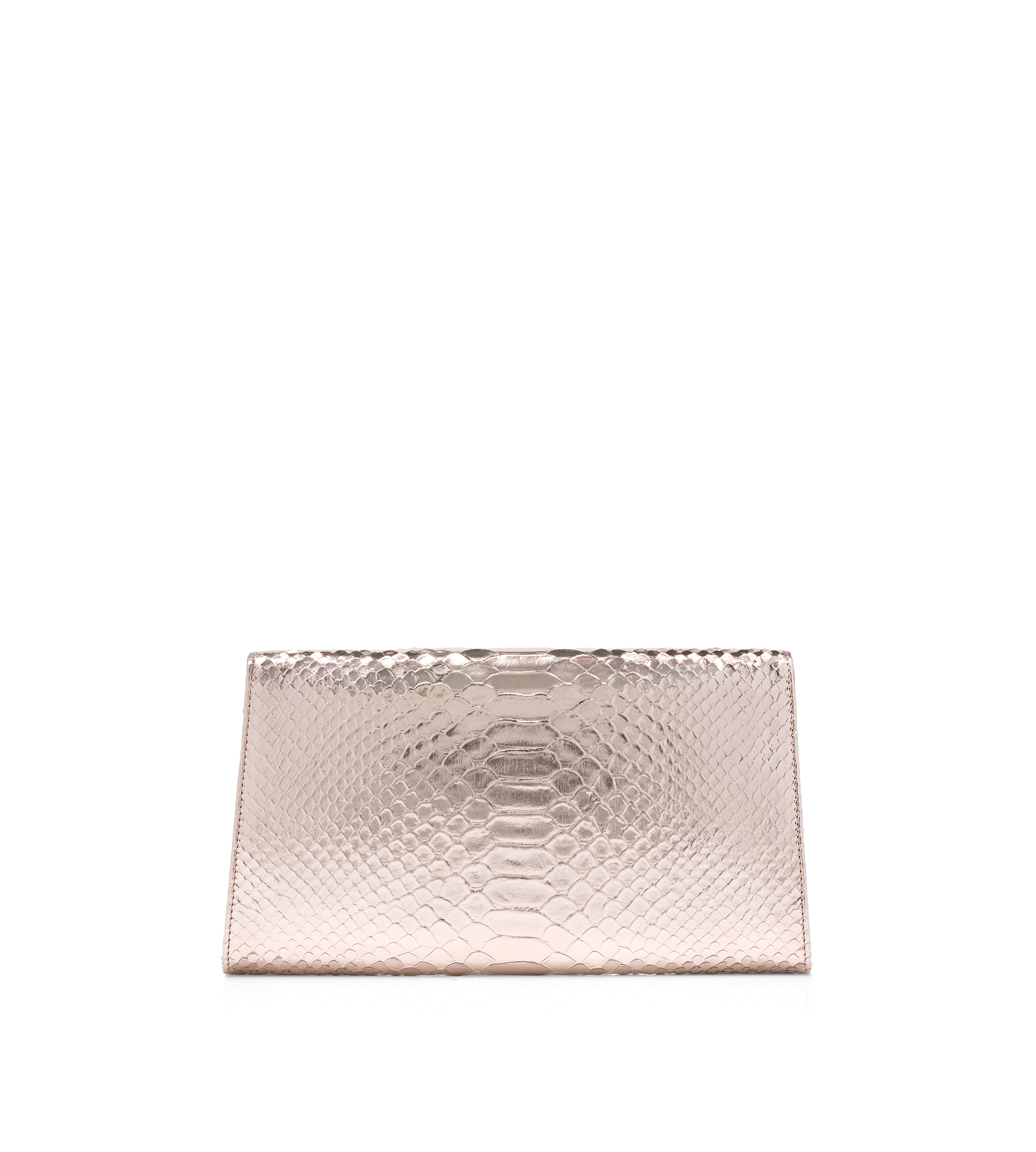 LAMINATED STAMPED PYTHON NOBILE CLUTCH - 3