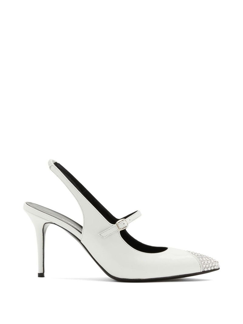 buckle embellished pumps 1