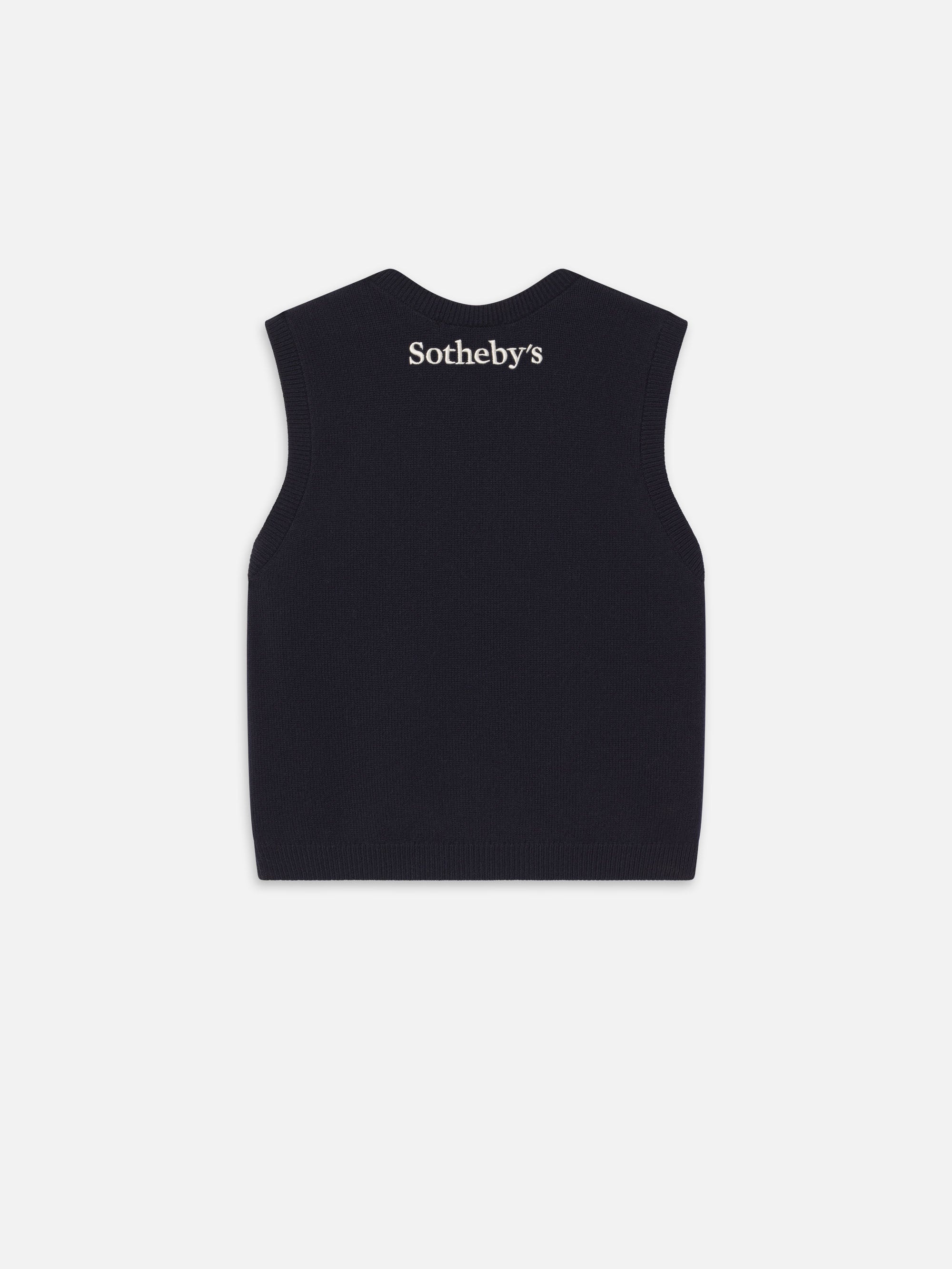 Sotheby’s Women's Argyle Vest in Navy Multi - 4