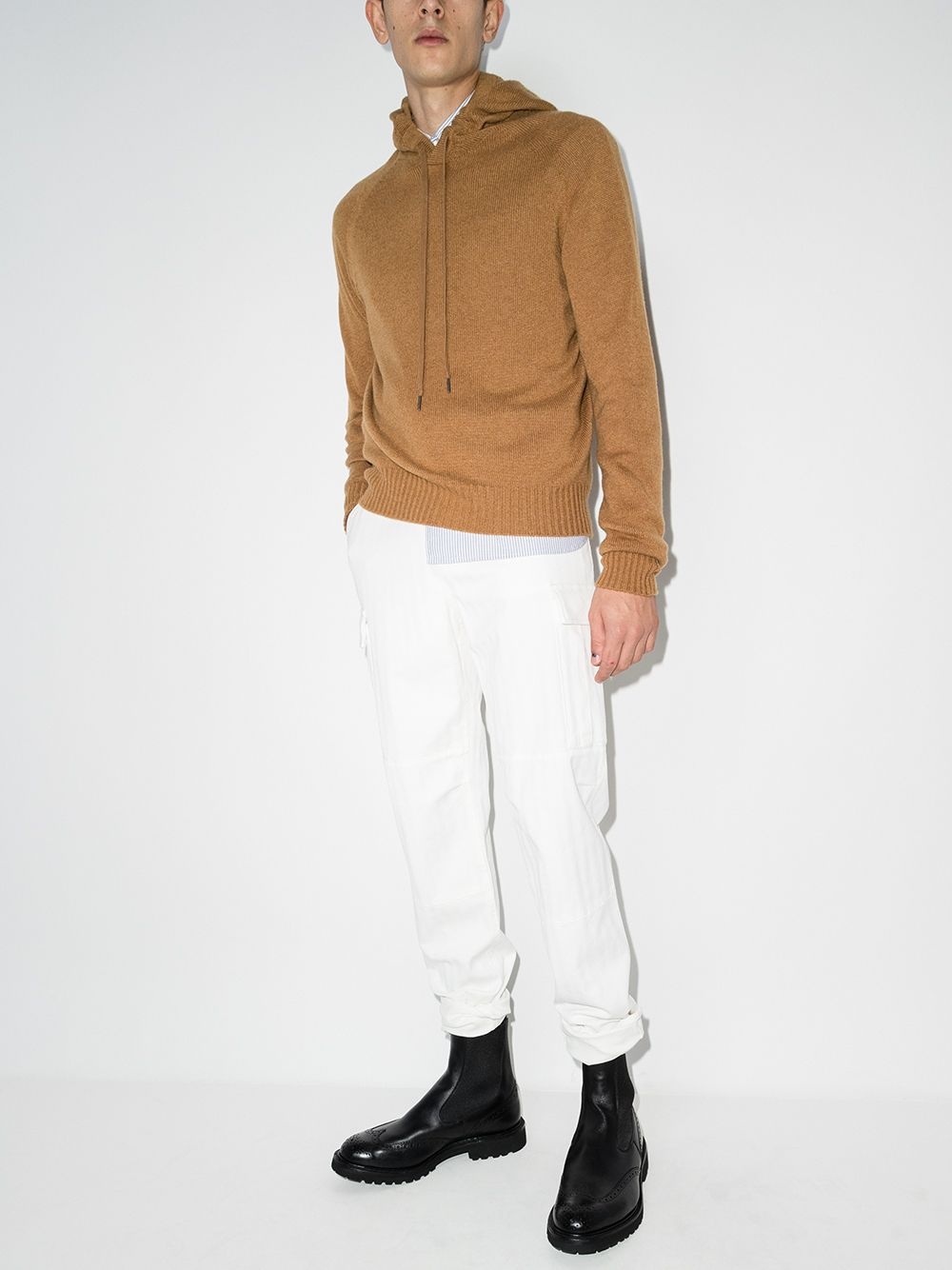 straight-leg cargo trousers - 5