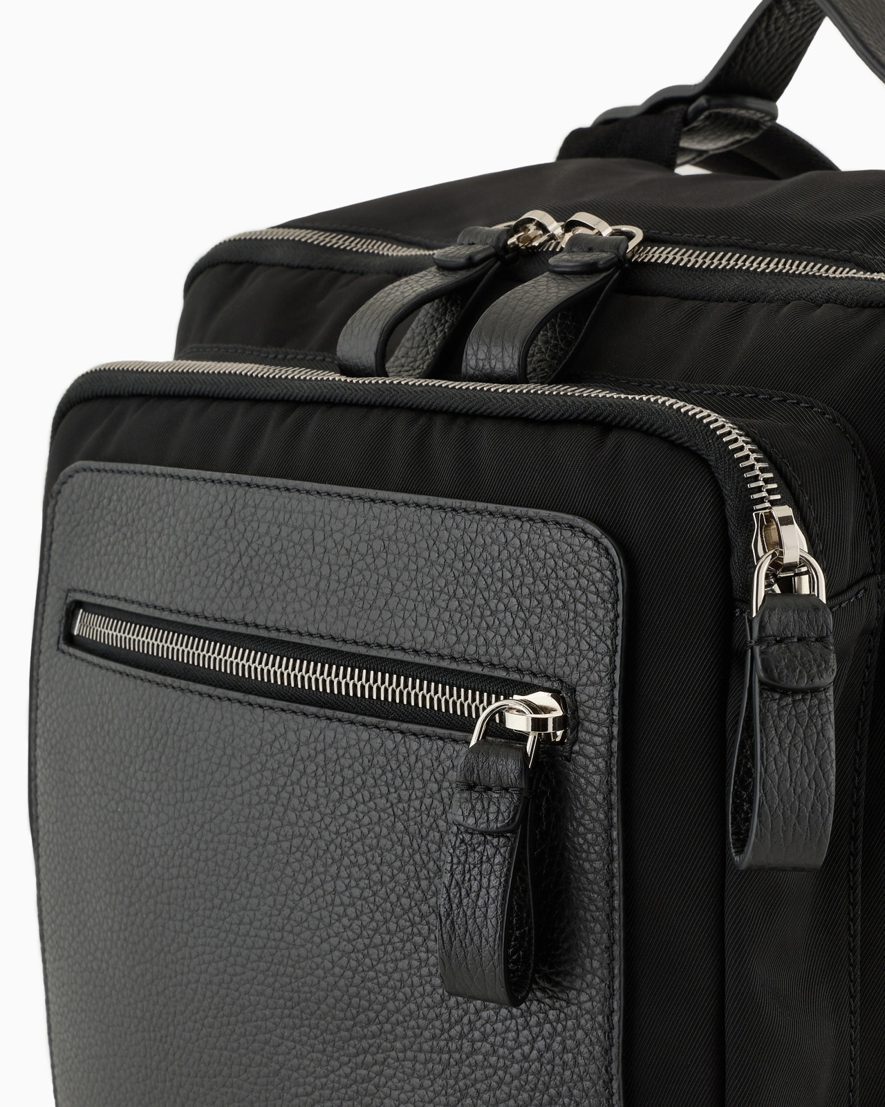 ASV nylon and pebbled-leather backpack - 5