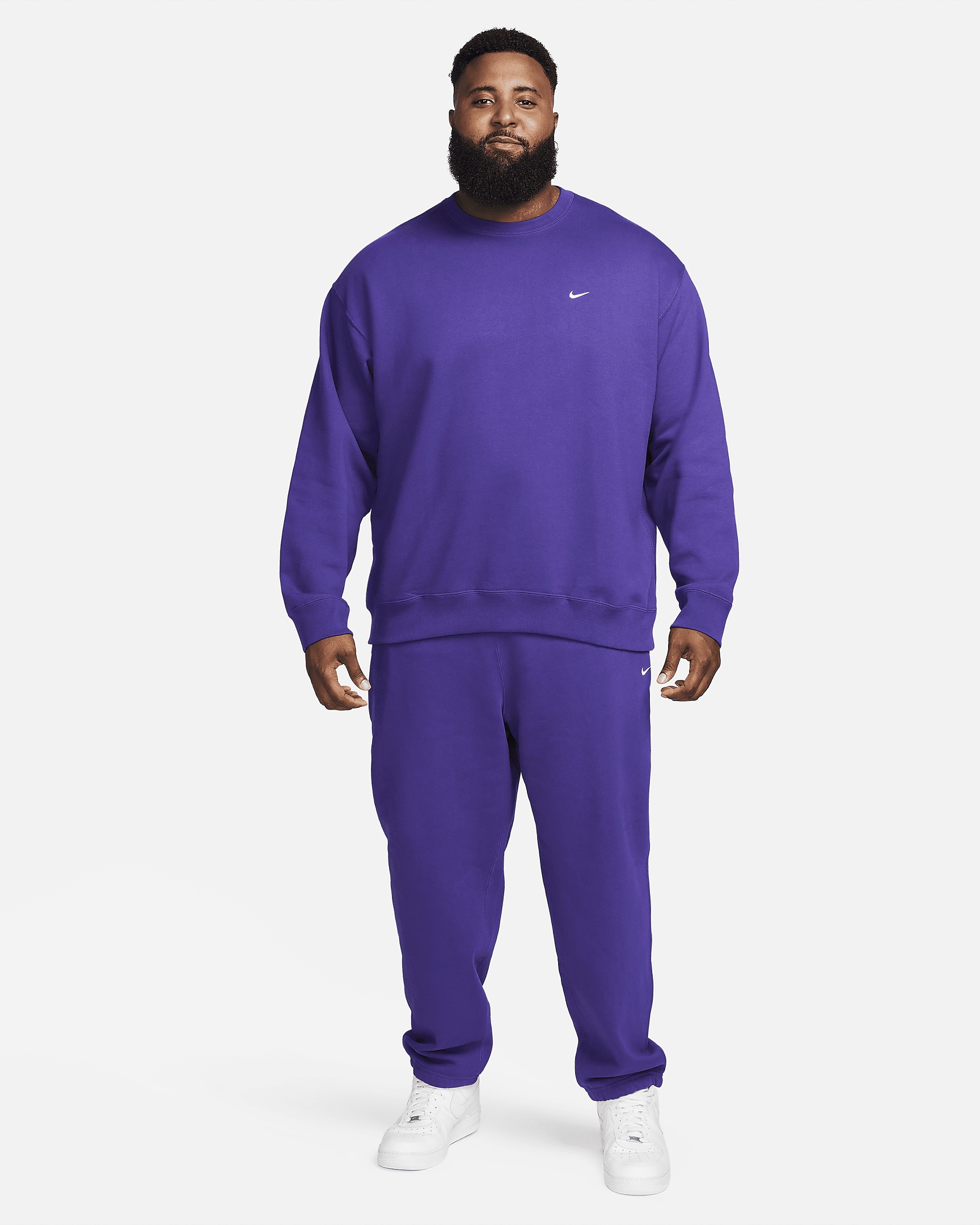 Nike Solo Swoosh Men's Fleece Crew - 10