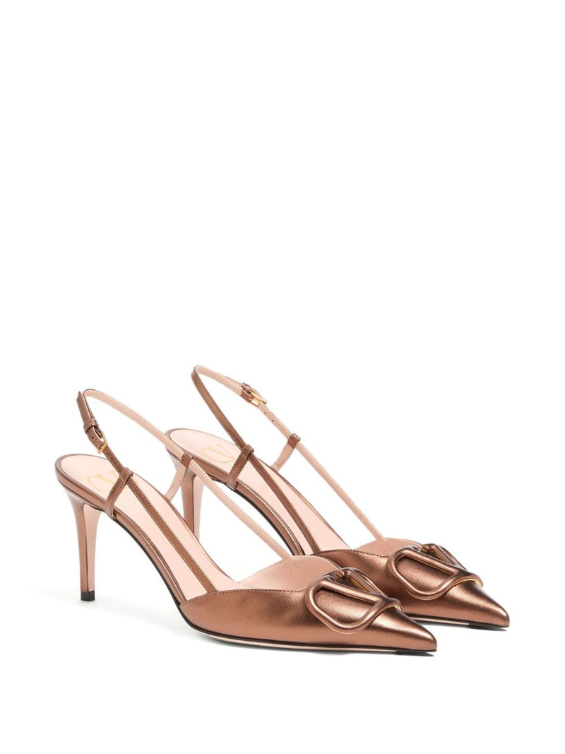 Valentino 80mm VLogo Signature slingback pumps outlook