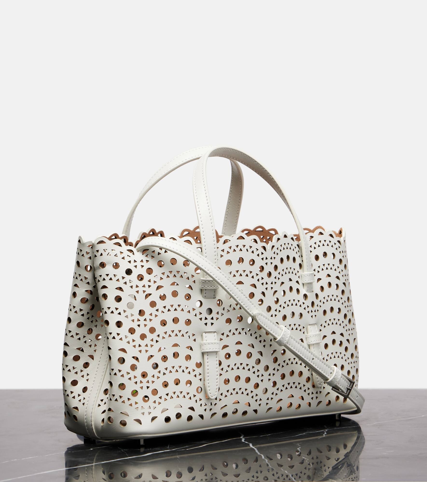 Mina 25 Vienne Wave Small leather tote bag - 4