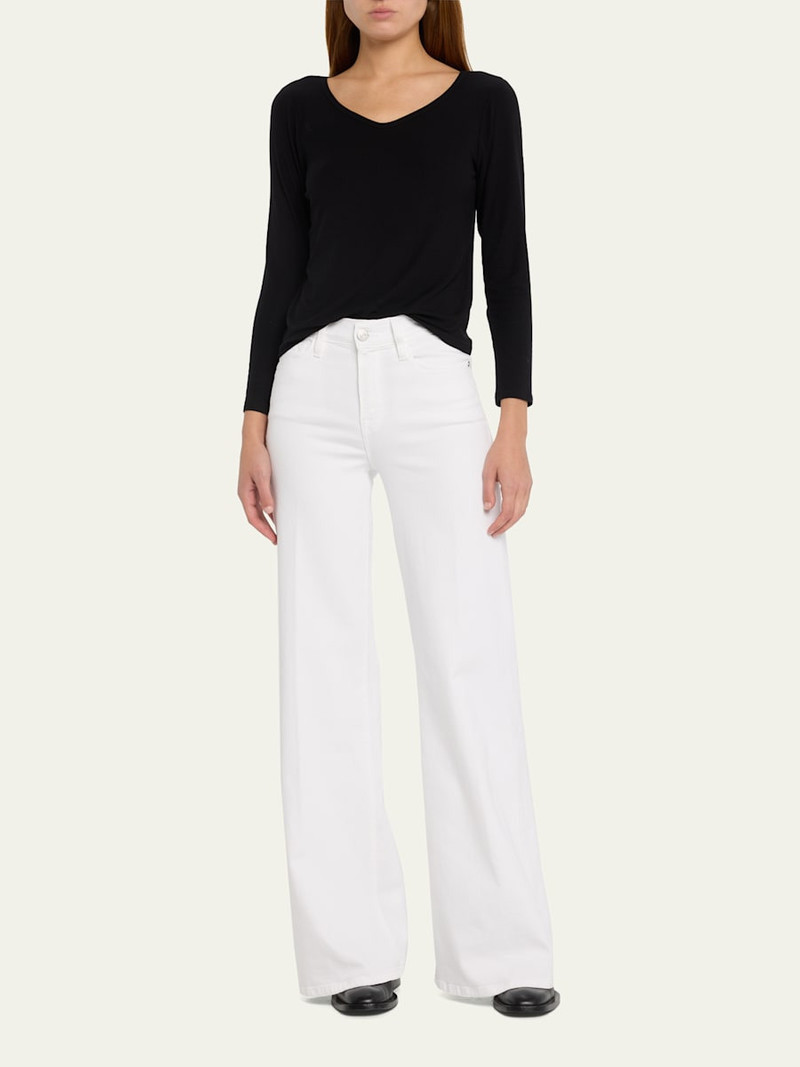 FRAME Le Palazzo High-Rise Wide-Leg Pants outlook