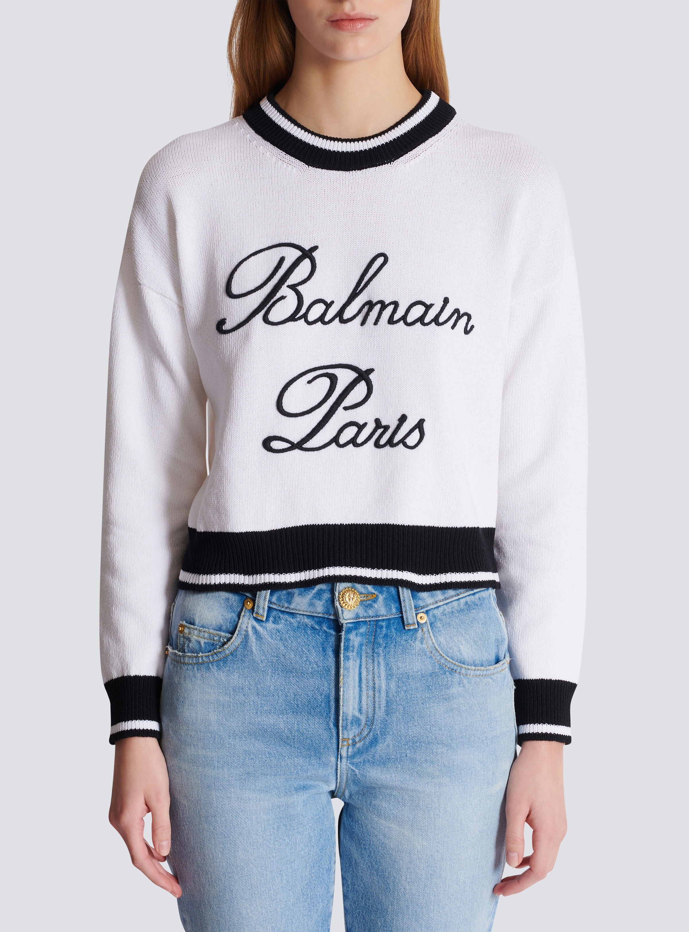 Balmain Signature knit jumper - 5