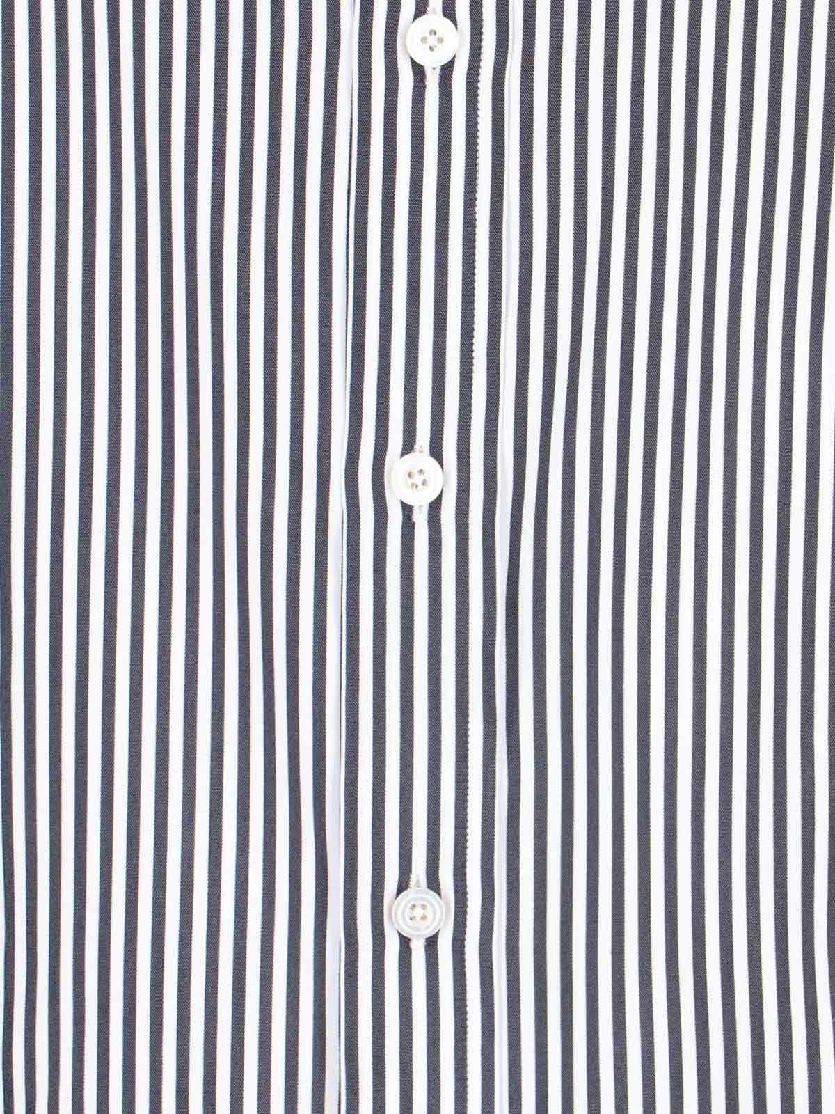 STRIPED SLIM SHIRT - 4