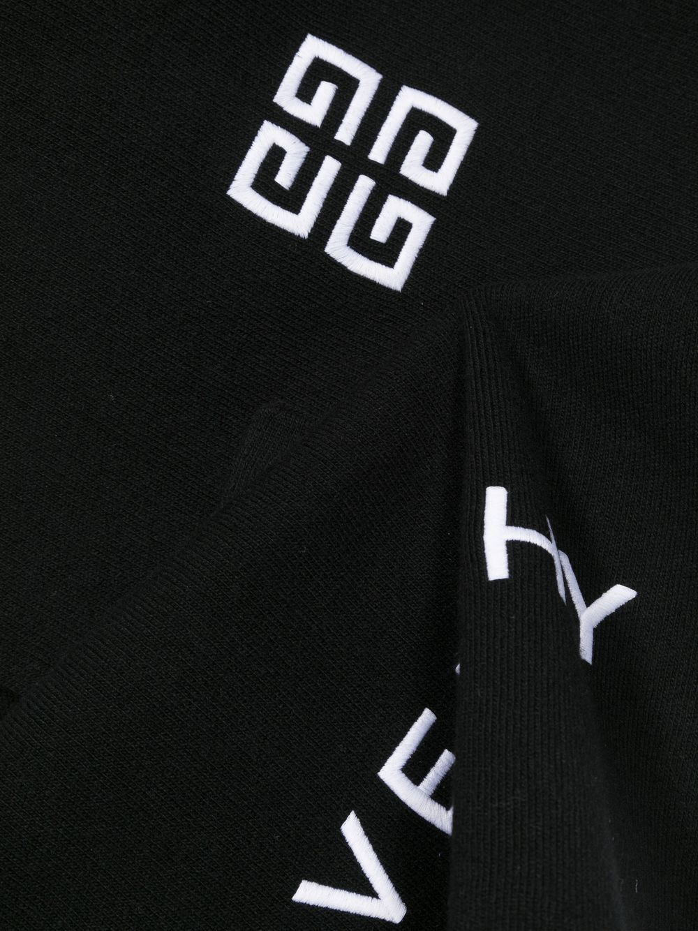 intarsia-knit logo scarf - 3