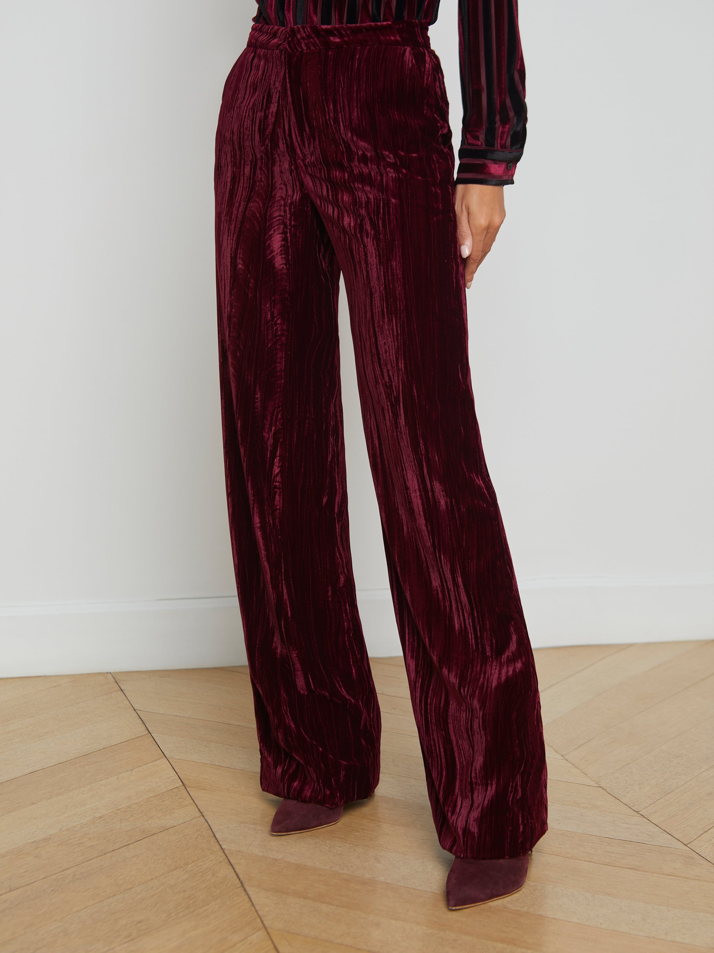 Livvy Velvet Trouser - 4