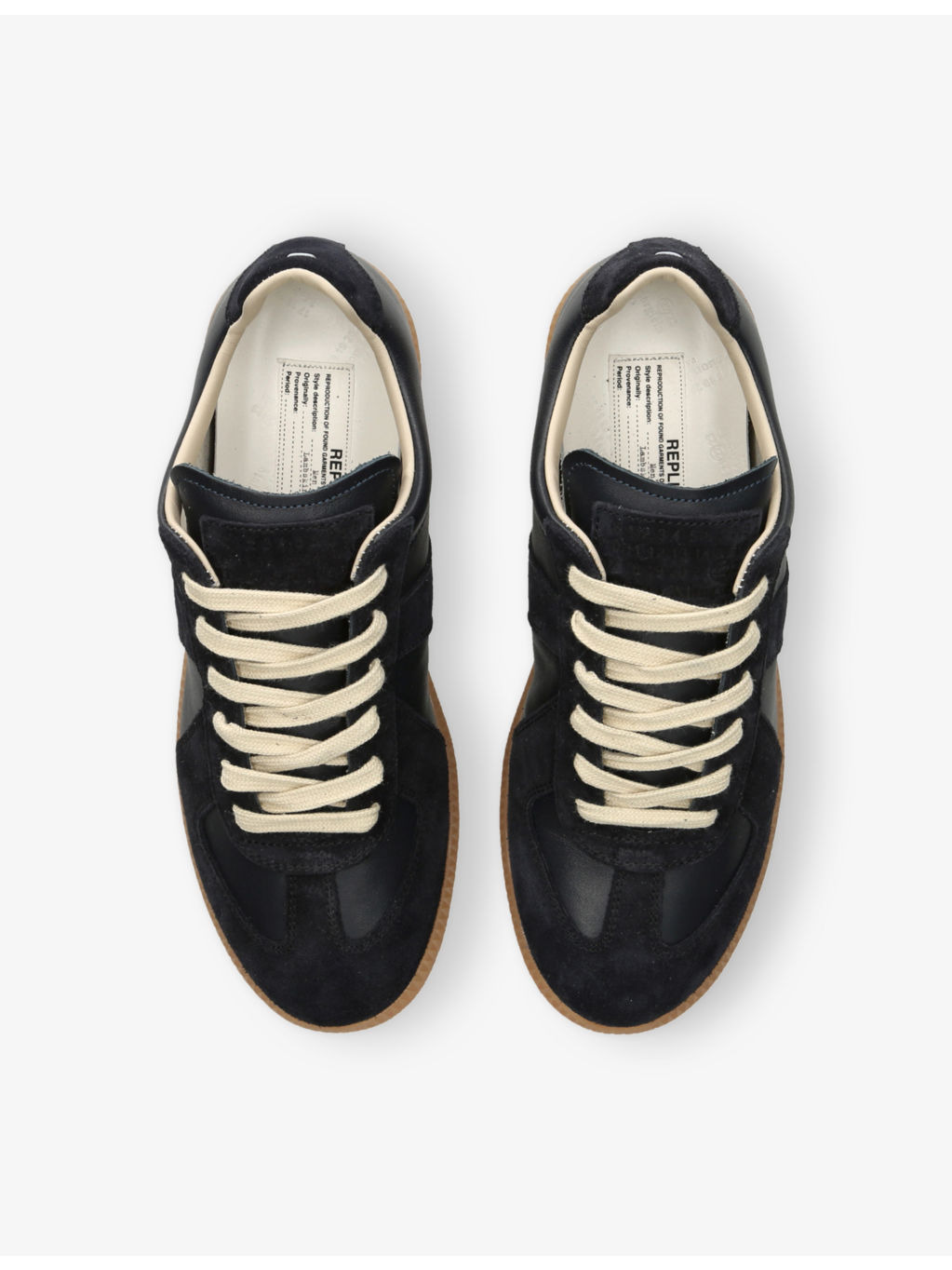 Replica Leather Low-Top Trainers - 2