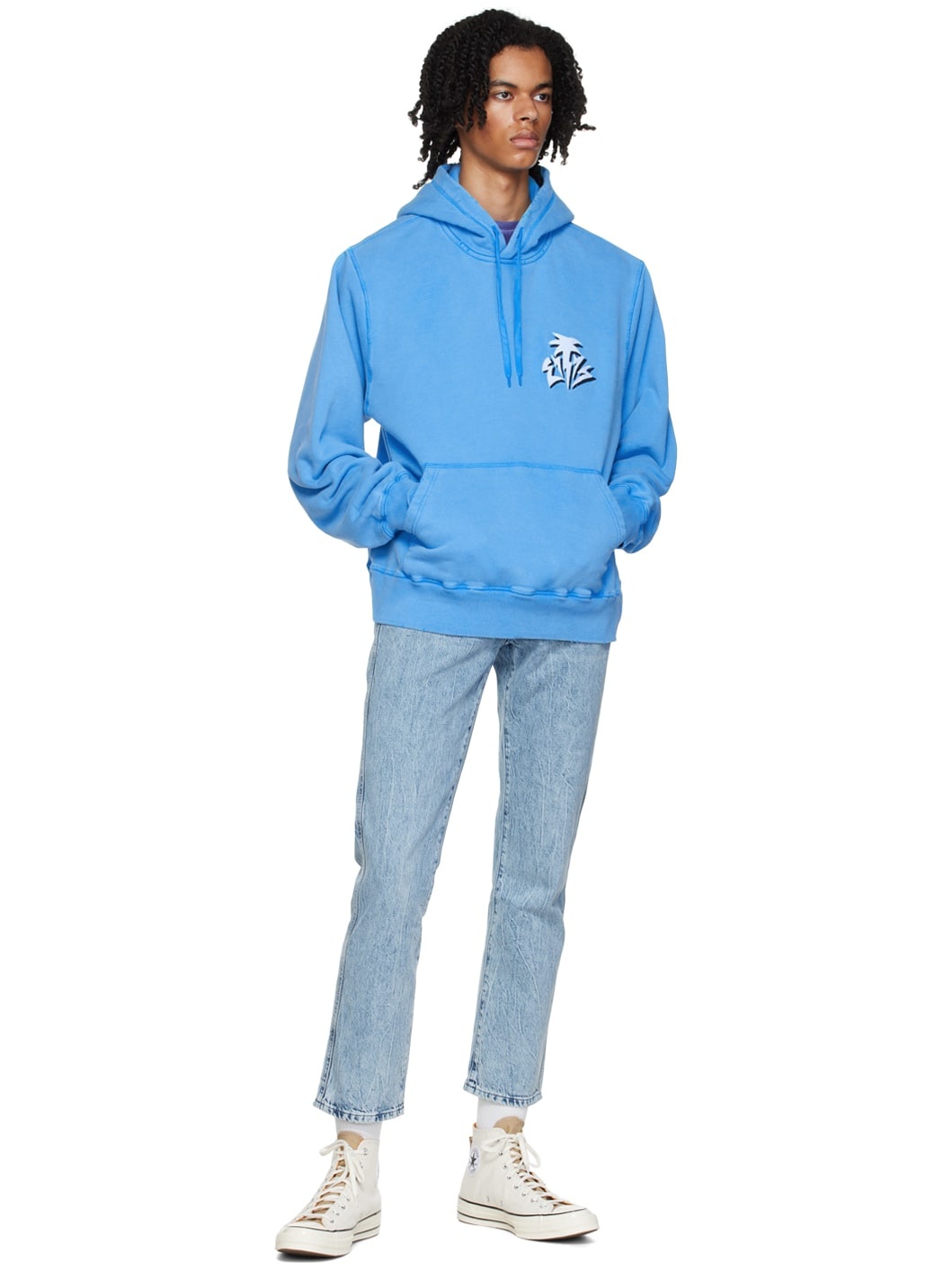 SSENSE Exclusive Blue Lewis Hoodie - 4