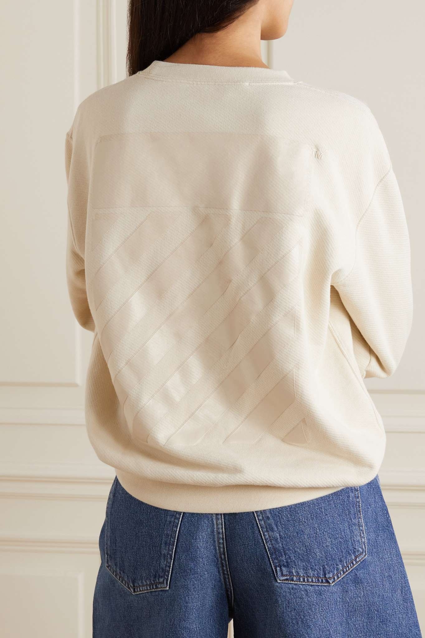 Printed cotton-jersey sweatshirt - 3