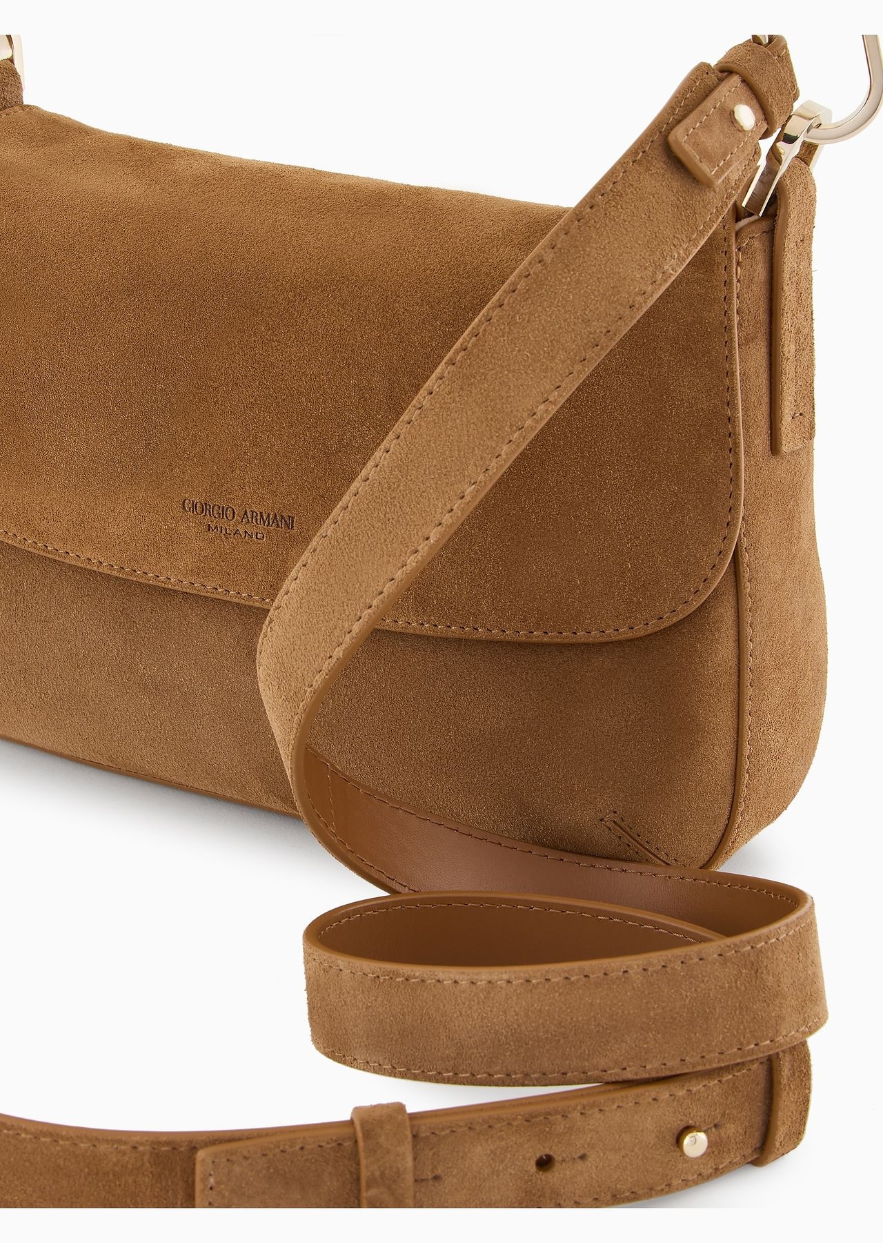 Small la Prima Soft suede handbag - 5
