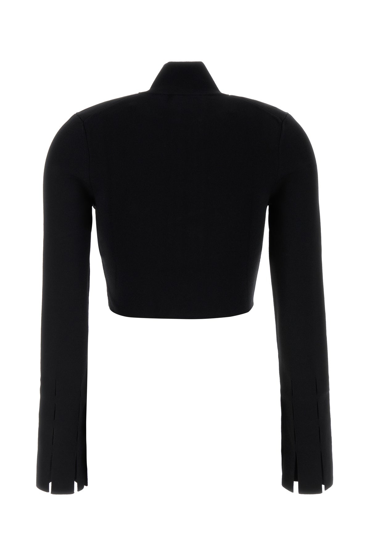 Black stretch viscose blend Izan cardigan - 2