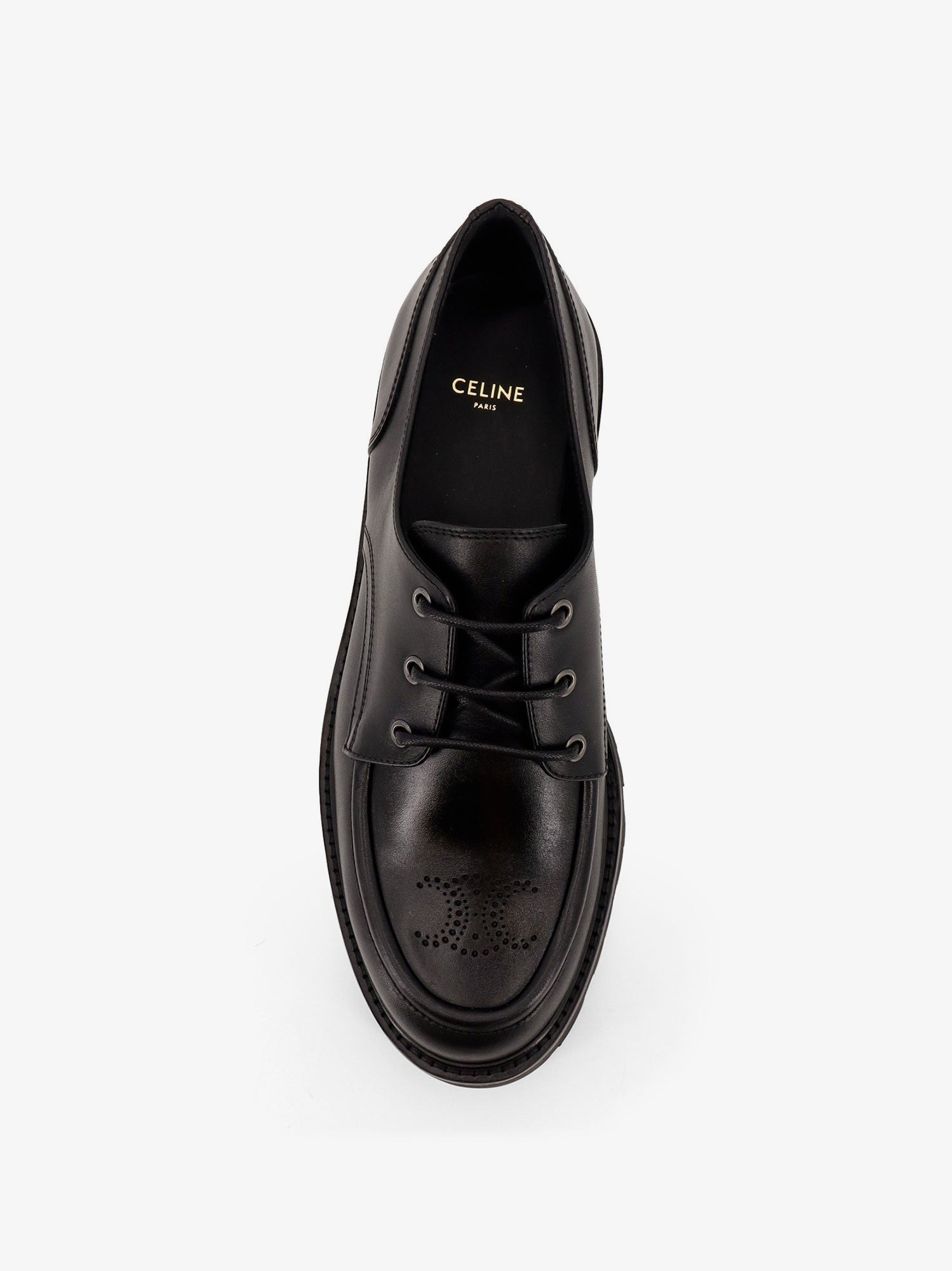 Celine Derby Margaret Leather Lace-Up Shoes - 5