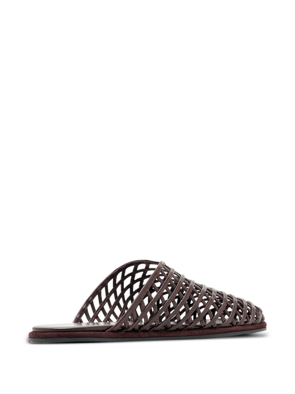 woven leather sandals - 2