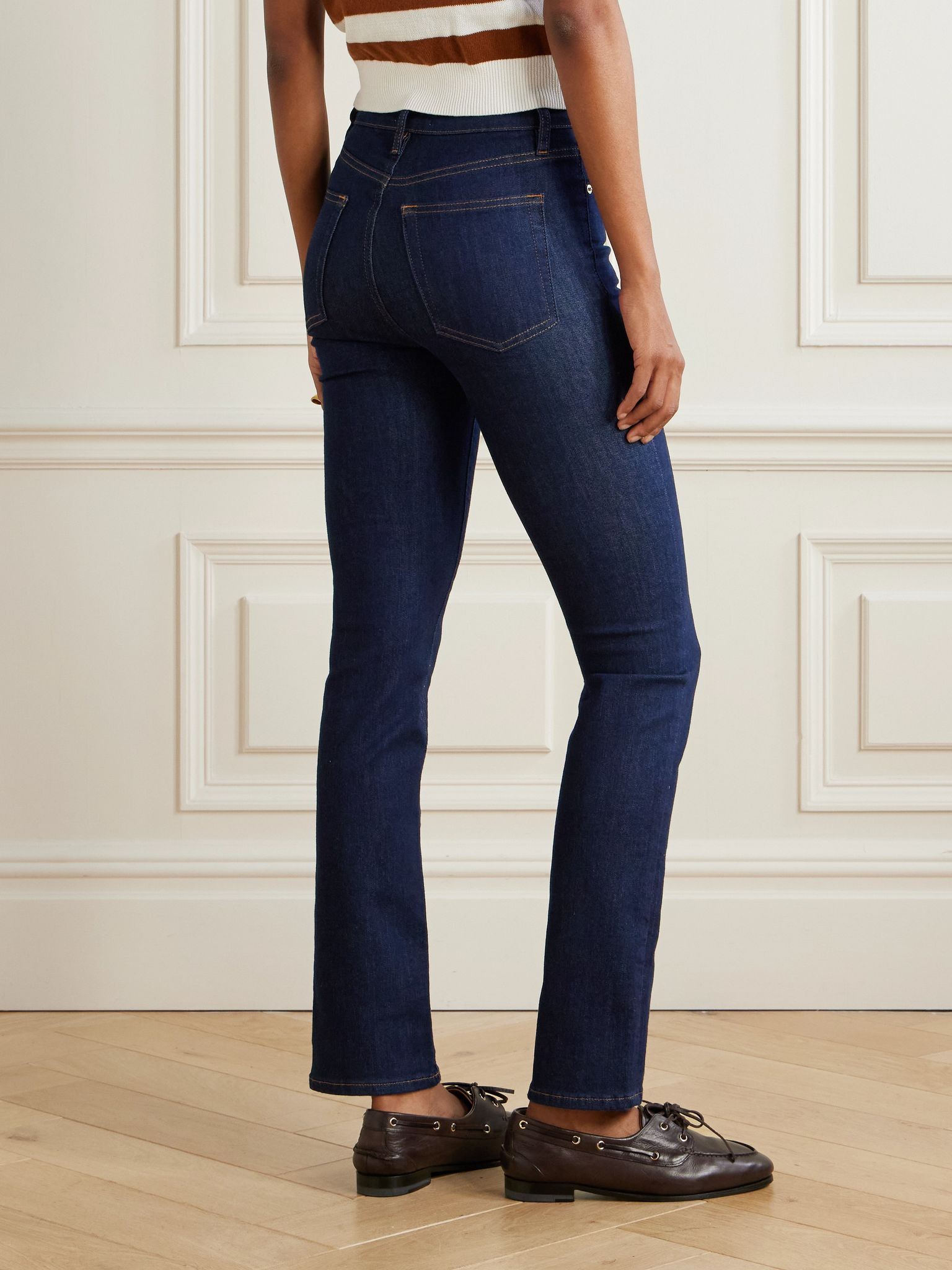 The Pencil high-rise skinny jeans Dark denim - 4