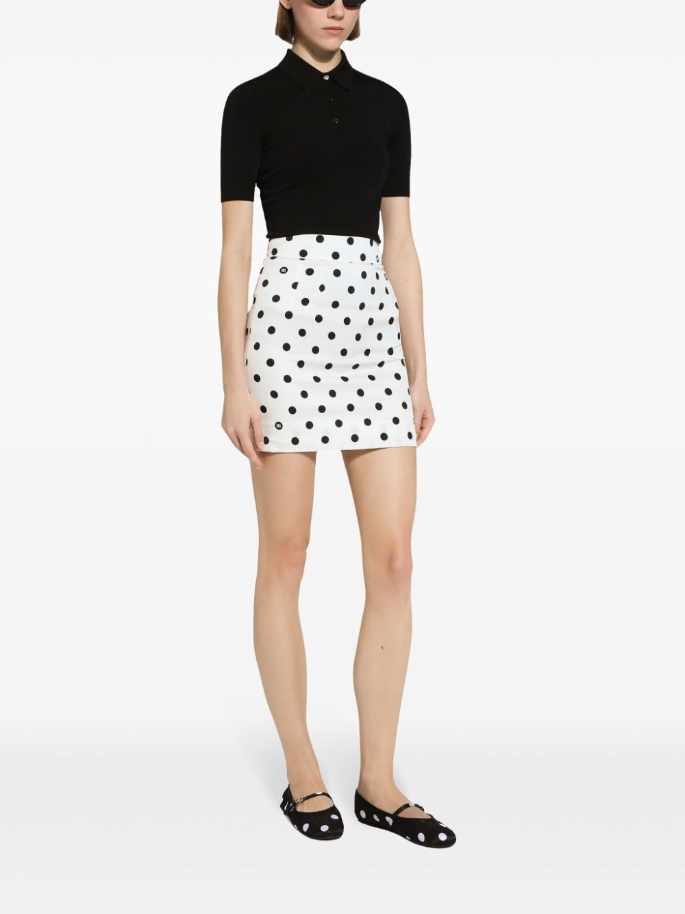 polka-dot mini skirt - 3