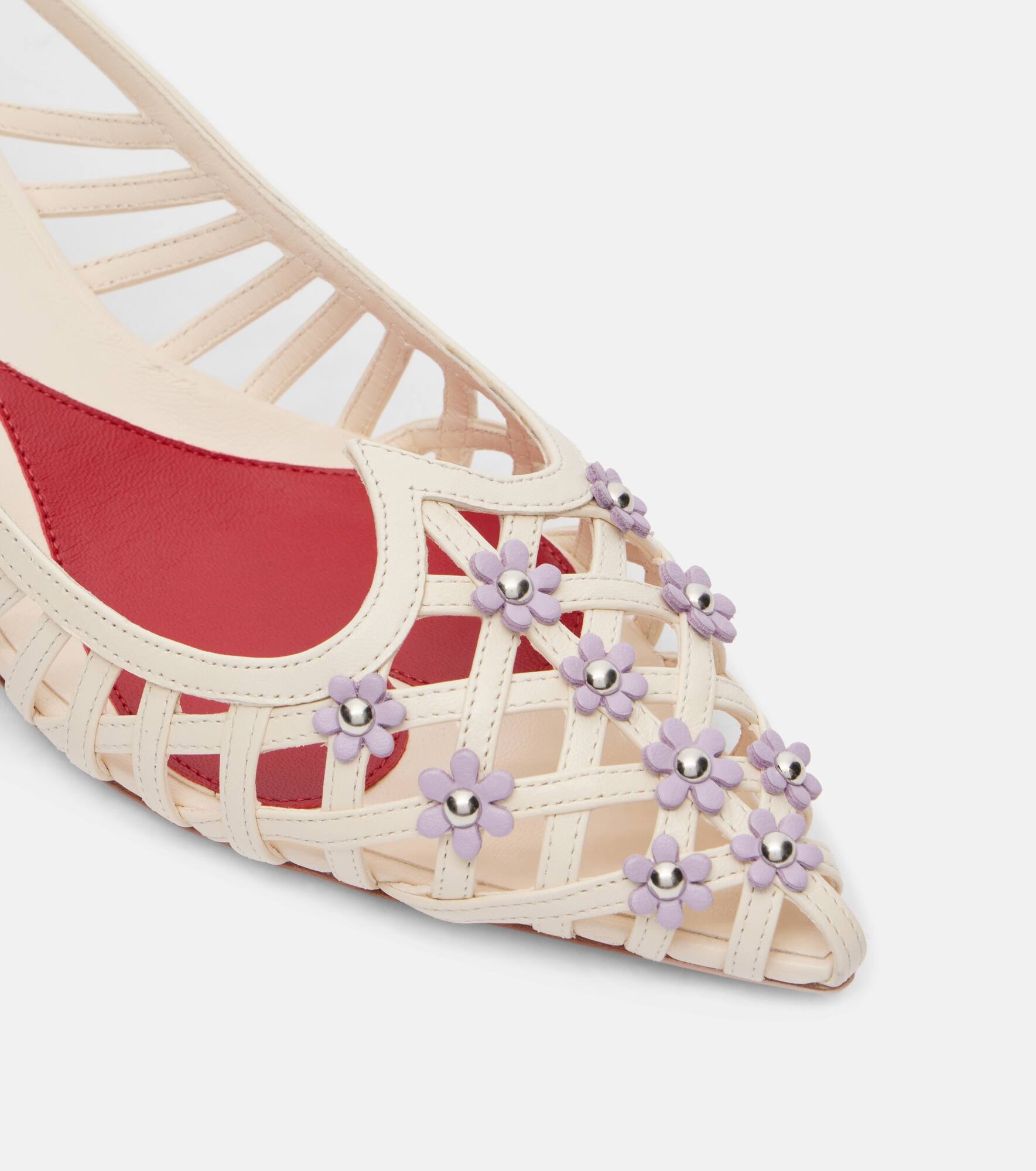I Love leather slingback pumps - 5