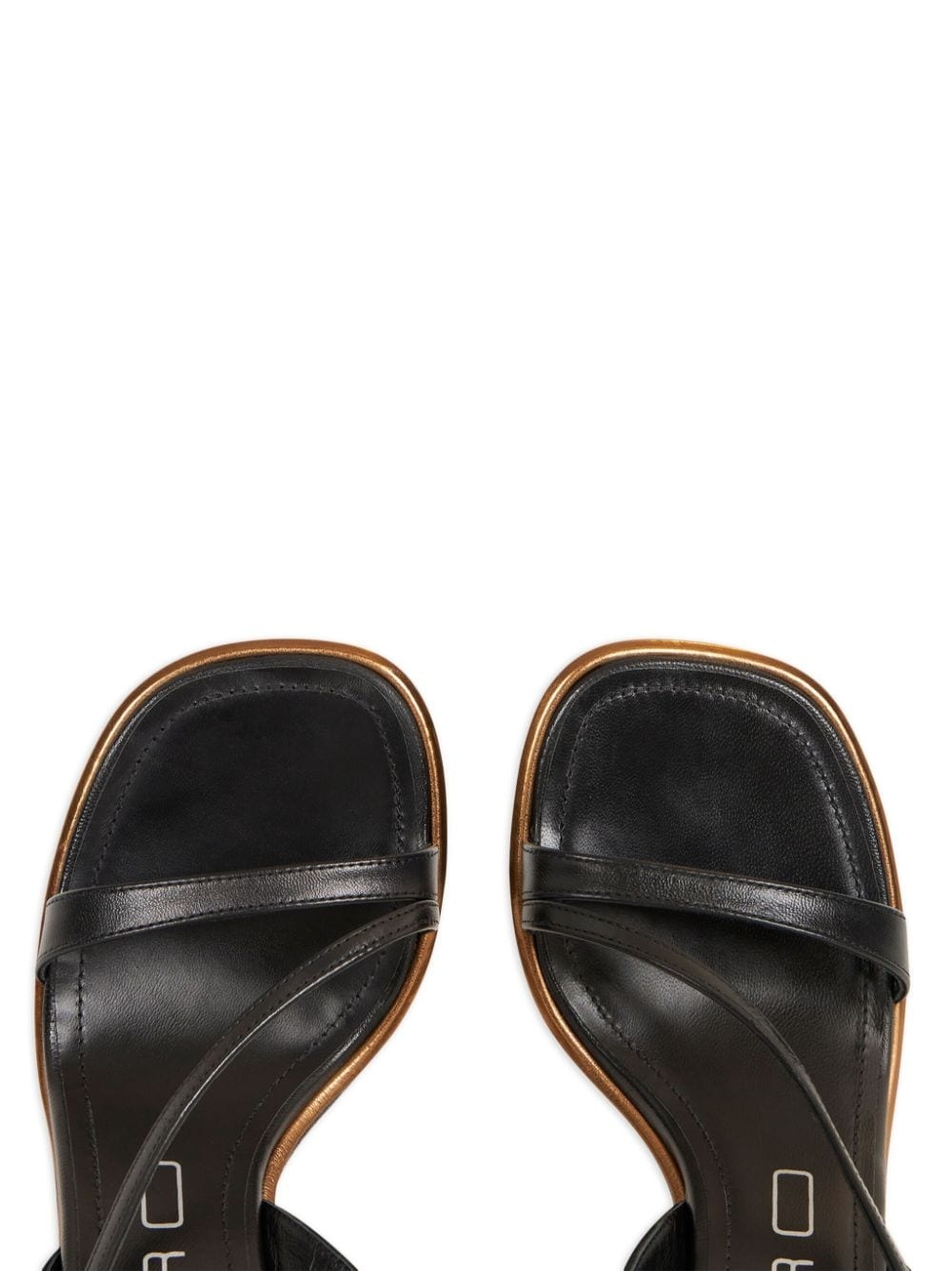 strappy leather sandals - 4