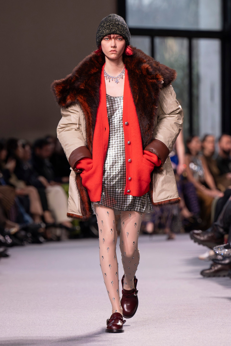 rabanne SHORT DRESS IN PATTERNED MESH outlook